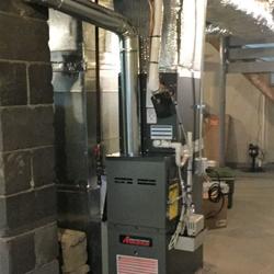 A furnace installed underground